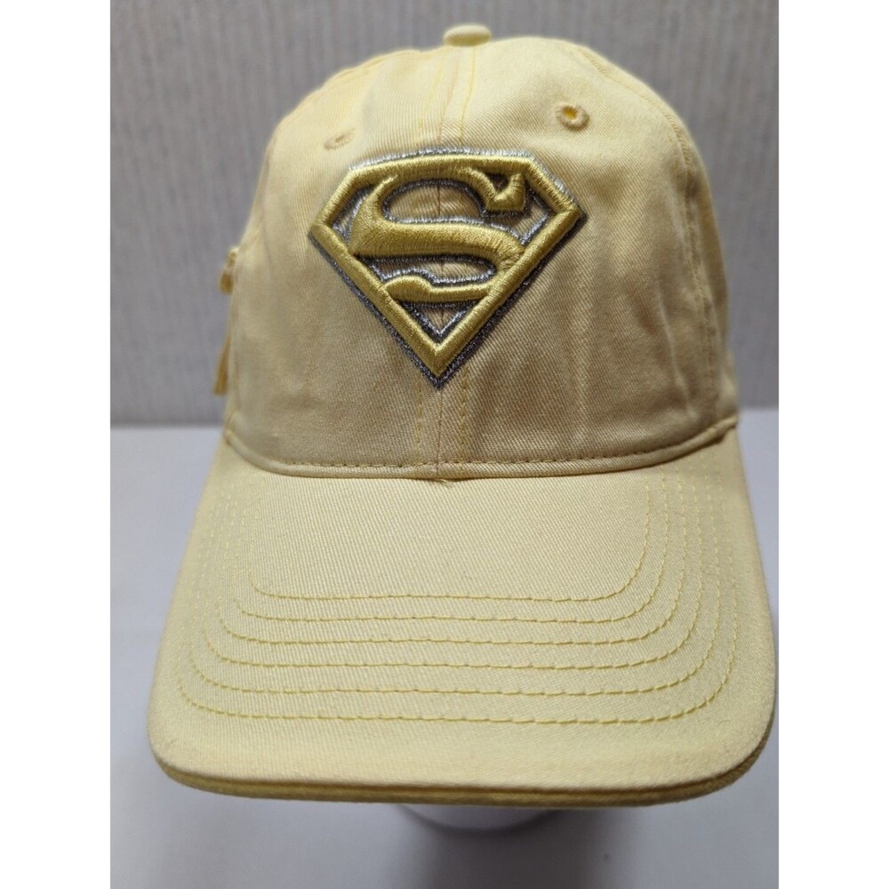Supergirl Logo Yellow Strapback Hat Cap
